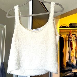 JustFab fuzzy tank top